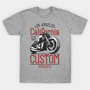 Los Angeles California Motorcycles T-Shirt